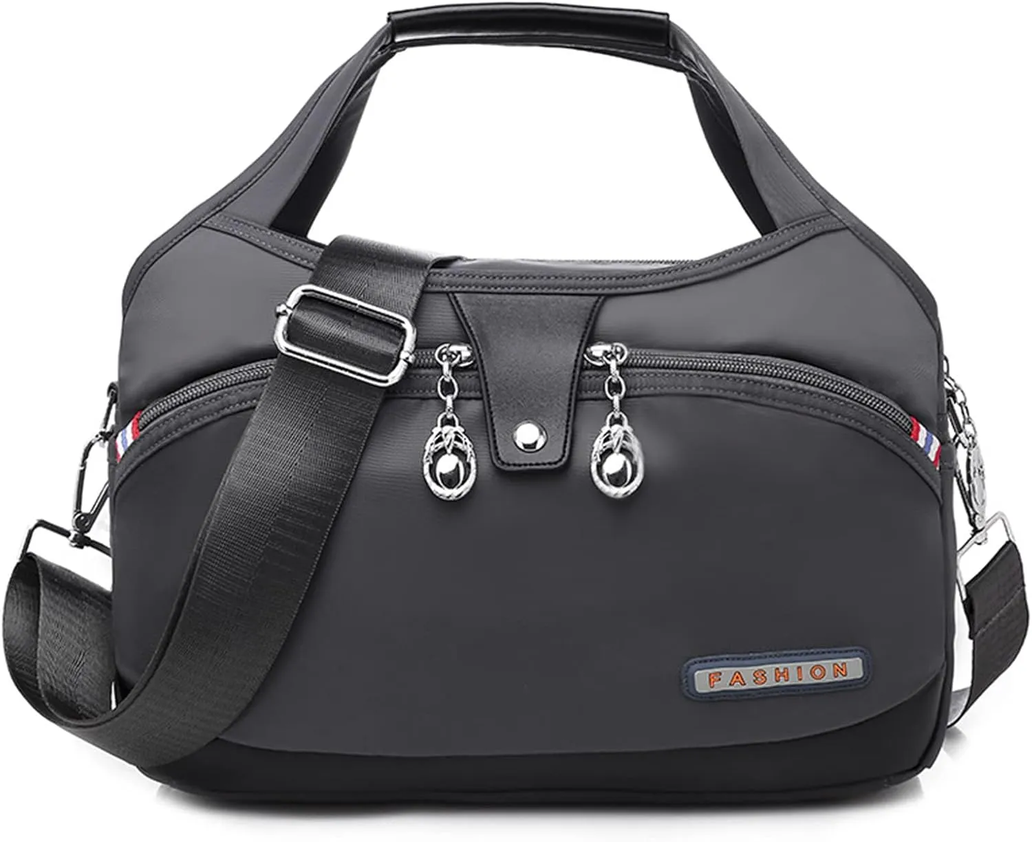 Blaciokamith Tote Bag, Waterproof Oxford Cloth Simple Messenger Bag，Blaciokamith Soft Side Lightweight Underseat Tote Bag