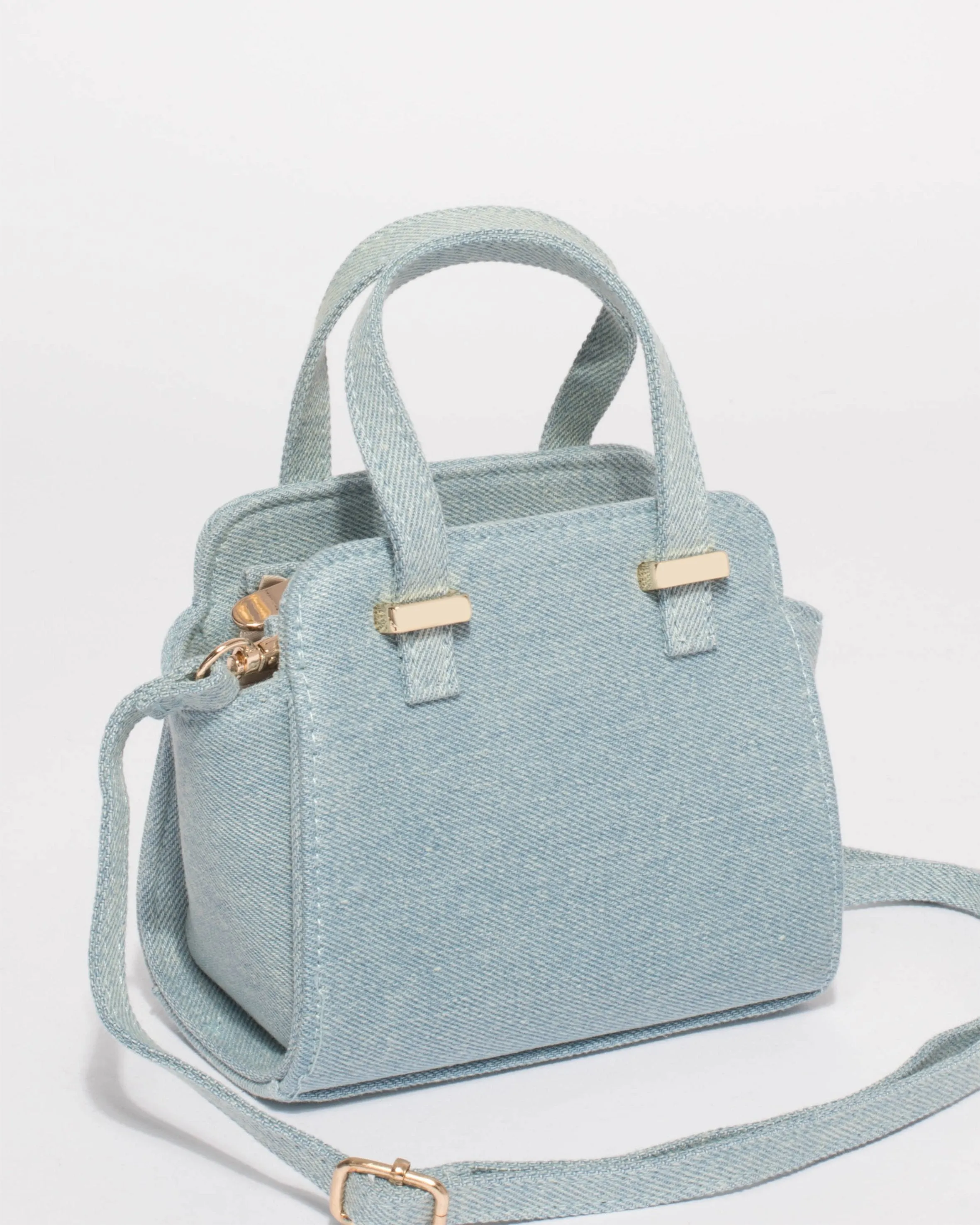 Blue Junior Didi Trapeze Mini Bag