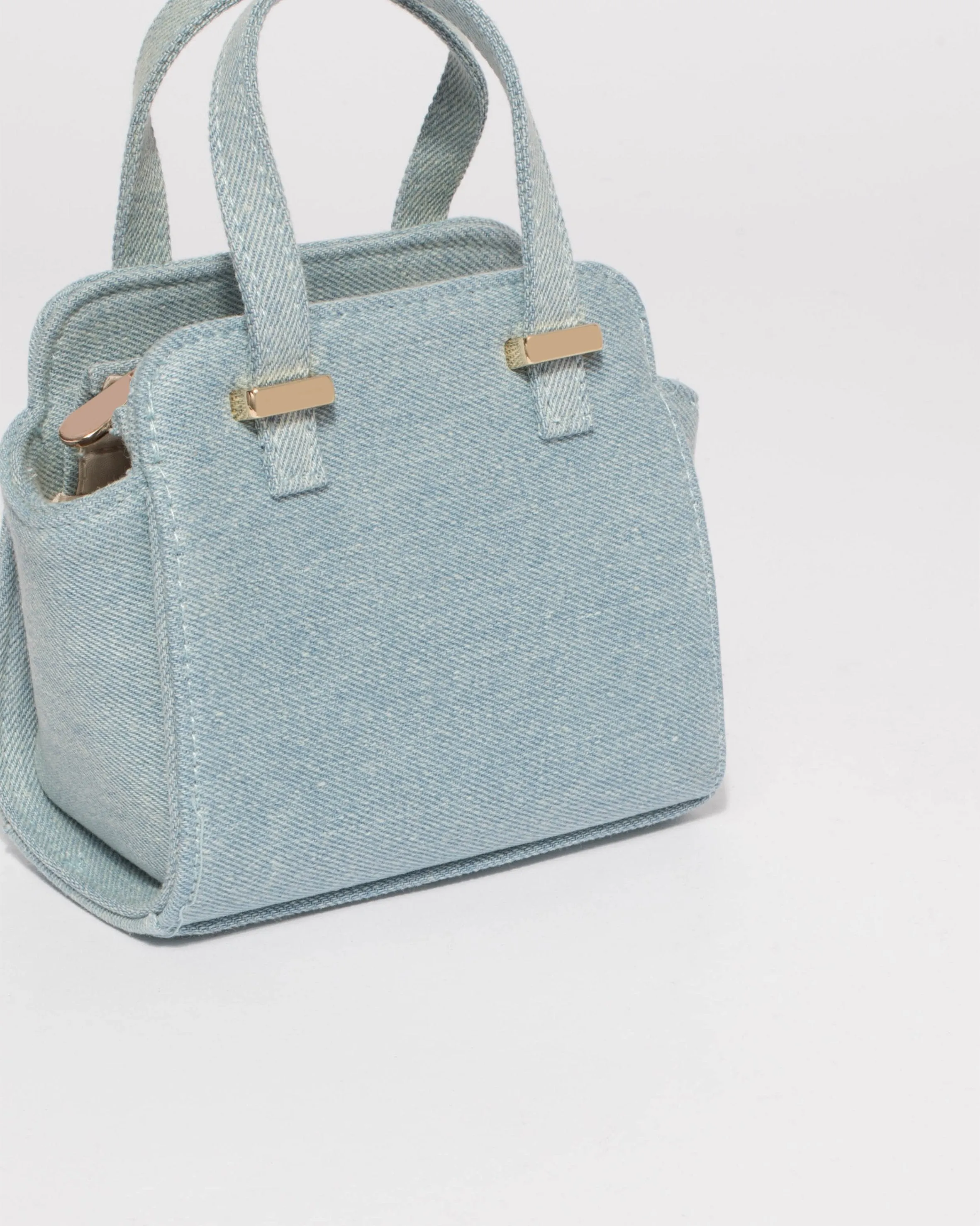 Blue Junior Didi Trapeze Mini Bag