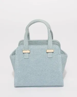 Blue Junior Didi Trapeze Mini Bag