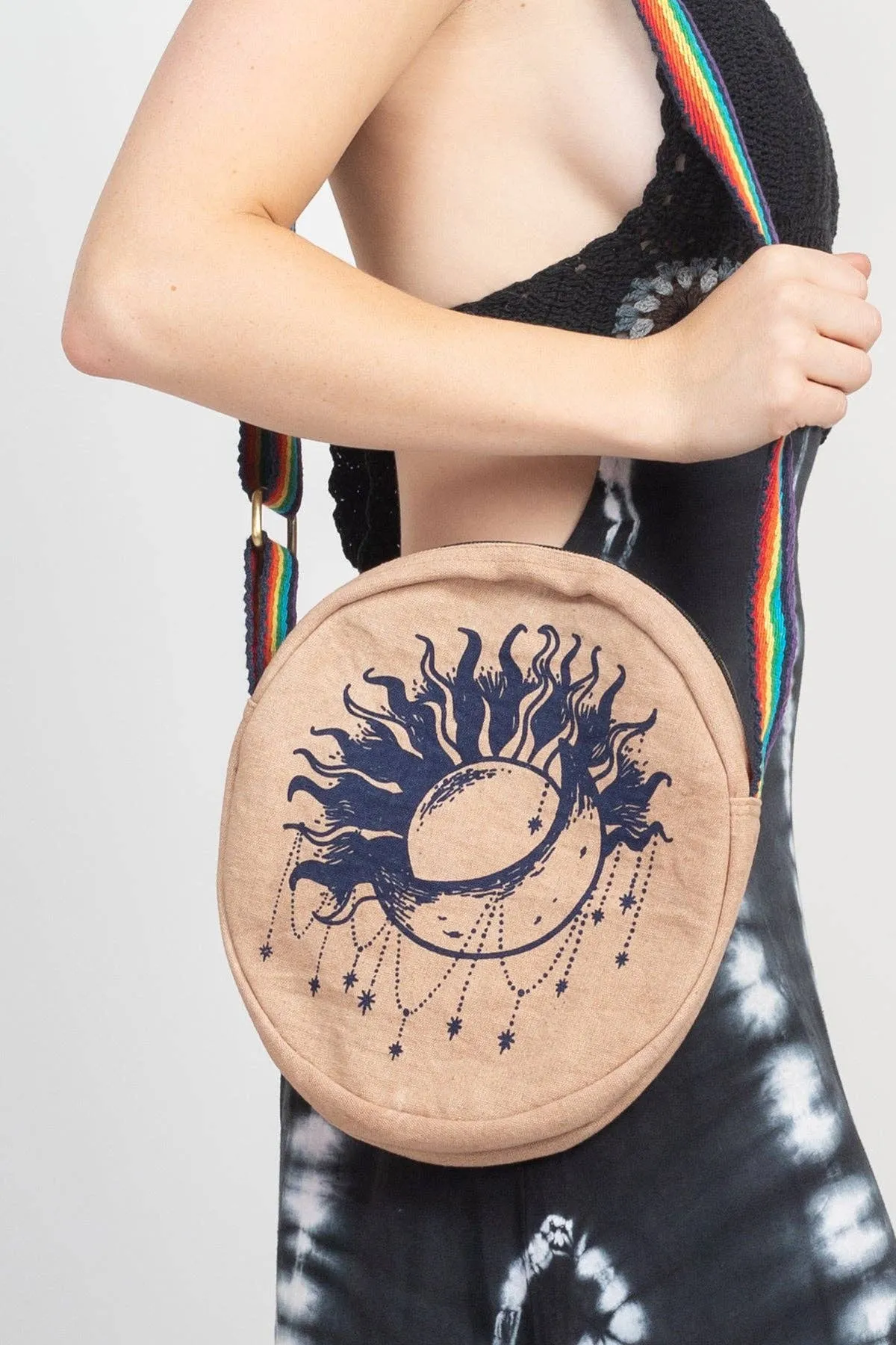 *Bohemian Round Crossbody Bag