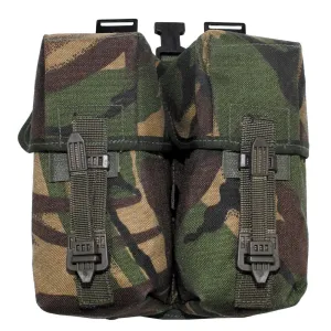 British Army DPM Double Ammo Webbing Pouch