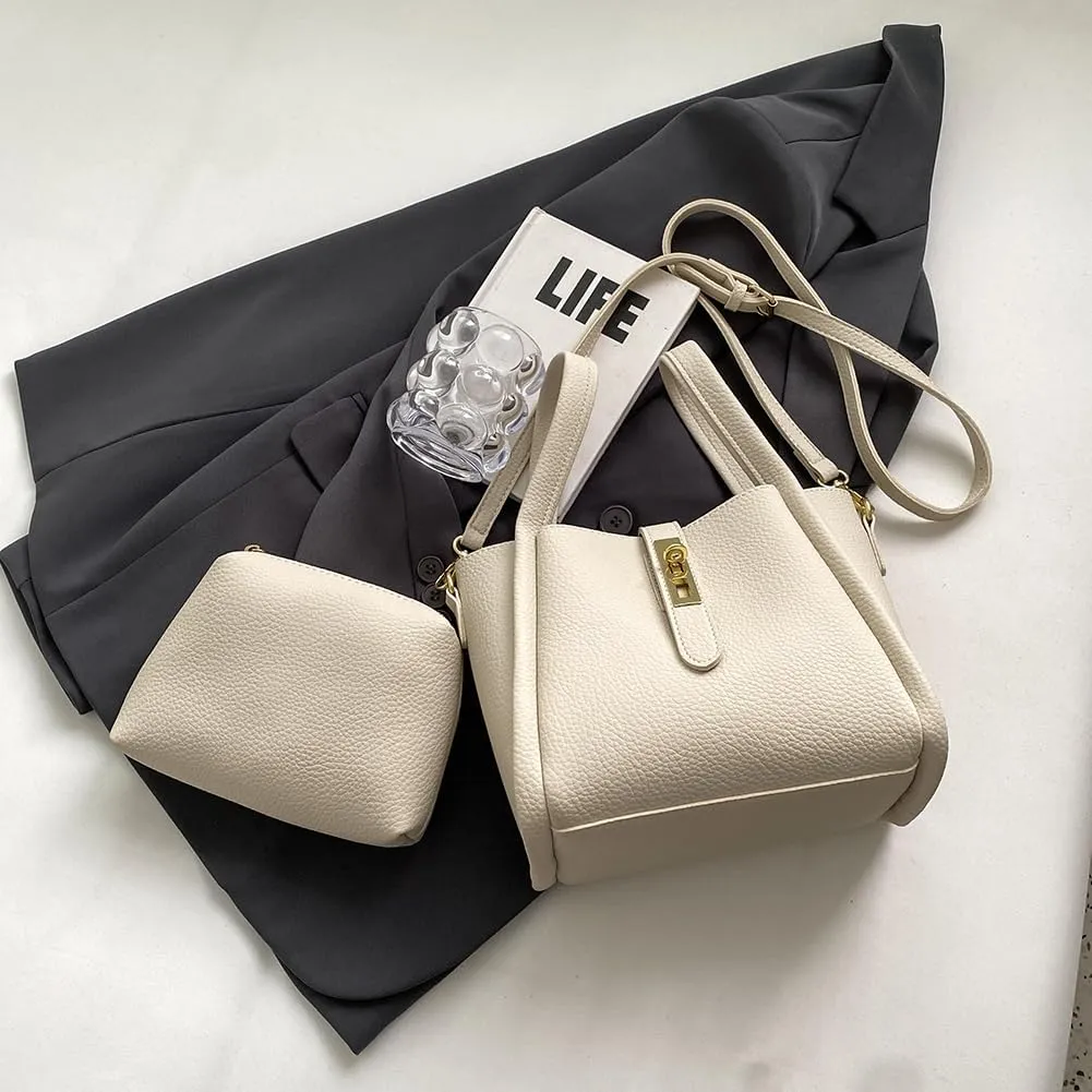 Bucket Bag for Women,Trendy Bucket Crossbody Bag Small Vintage Elegant Tote Bag Women's Shoulder Handbags Cluth Purse
