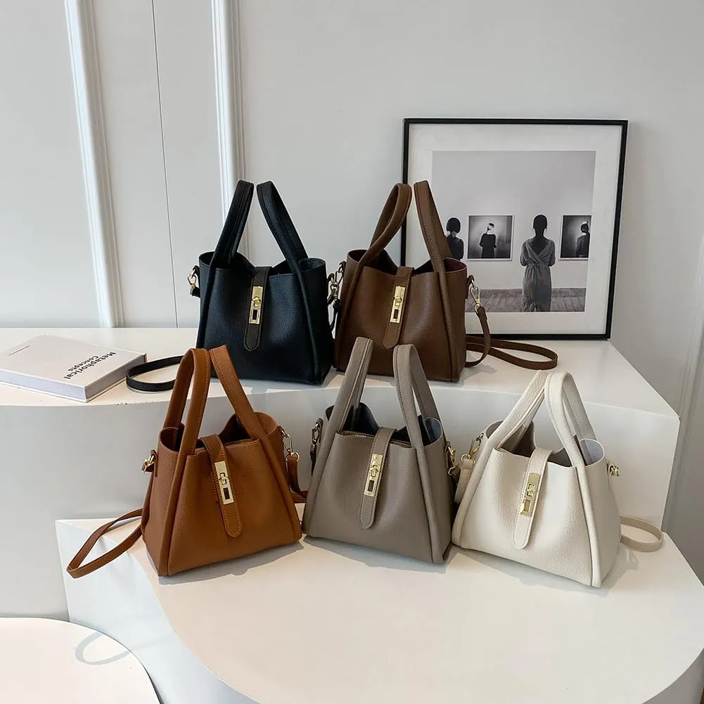Bucket Bag for Women,Trendy Bucket Crossbody Bag Small Vintage Elegant Tote Bag Women's Shoulder Handbags Cluth Purse