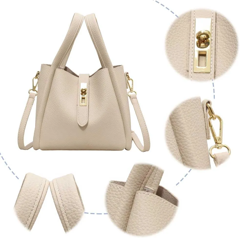 Bucket Bag for Women,Trendy Bucket Crossbody Bag Small Vintage Elegant Tote Bag Women's Shoulder Handbags Cluth Purse