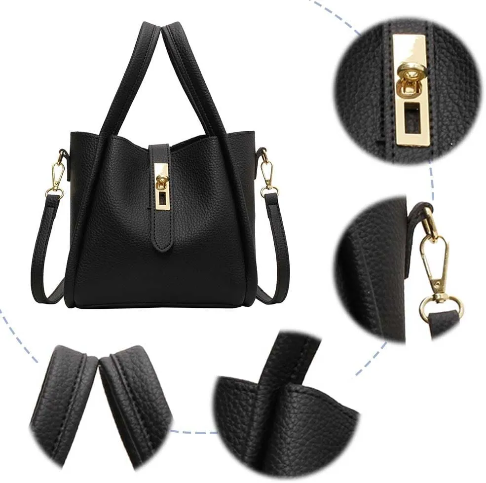 Bucket Bag for Women,Trendy Bucket Crossbody Bag Small Vintage Elegant Tote Bag Women's Shoulder Handbags Cluth Purse