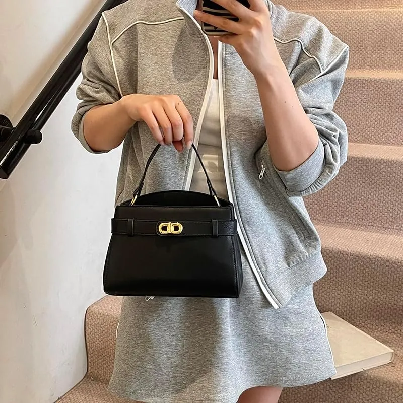 Bucket Bags for Women Crossbody Top Handle Bag Mini Bucket Purse Elegant Hobo Tote Handbag Faux Leather Shoulder Bag