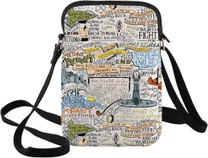 BWWKTOP Sam Quotes Crossbody Purse Movie Inspired Gift Samwise Fans Shoulder Bag Sam Fans Gift Movie Merch
