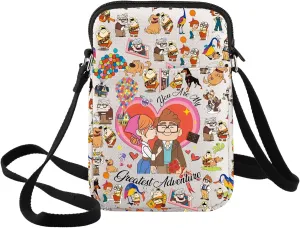 BWWKTOP Up Movie Crossbody Bag Ellie & Carl Fans Gifts You Are My Greatest Adventure Shoulder Bag Kevin Up Merch