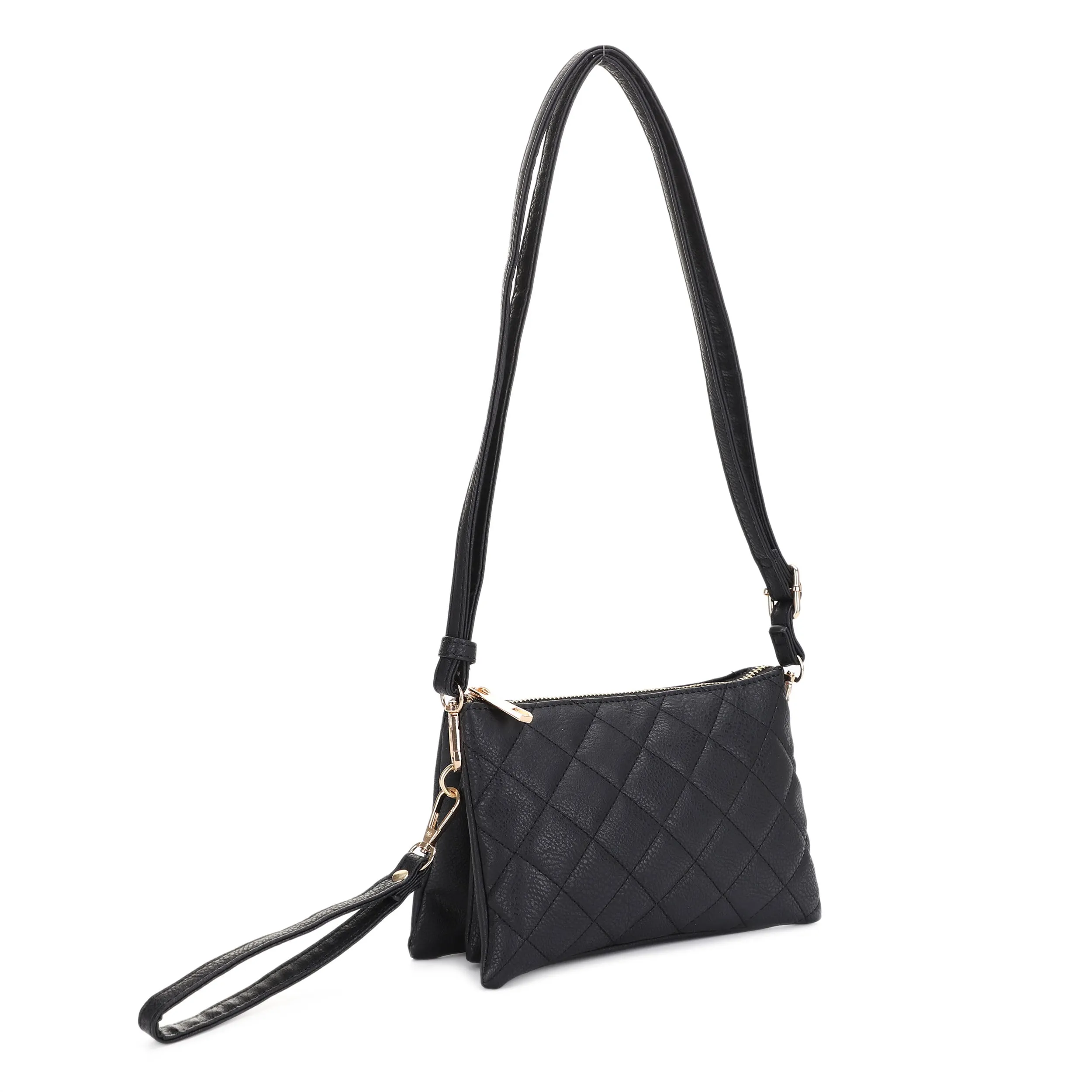 Callie Diamond Quilted Crossbody