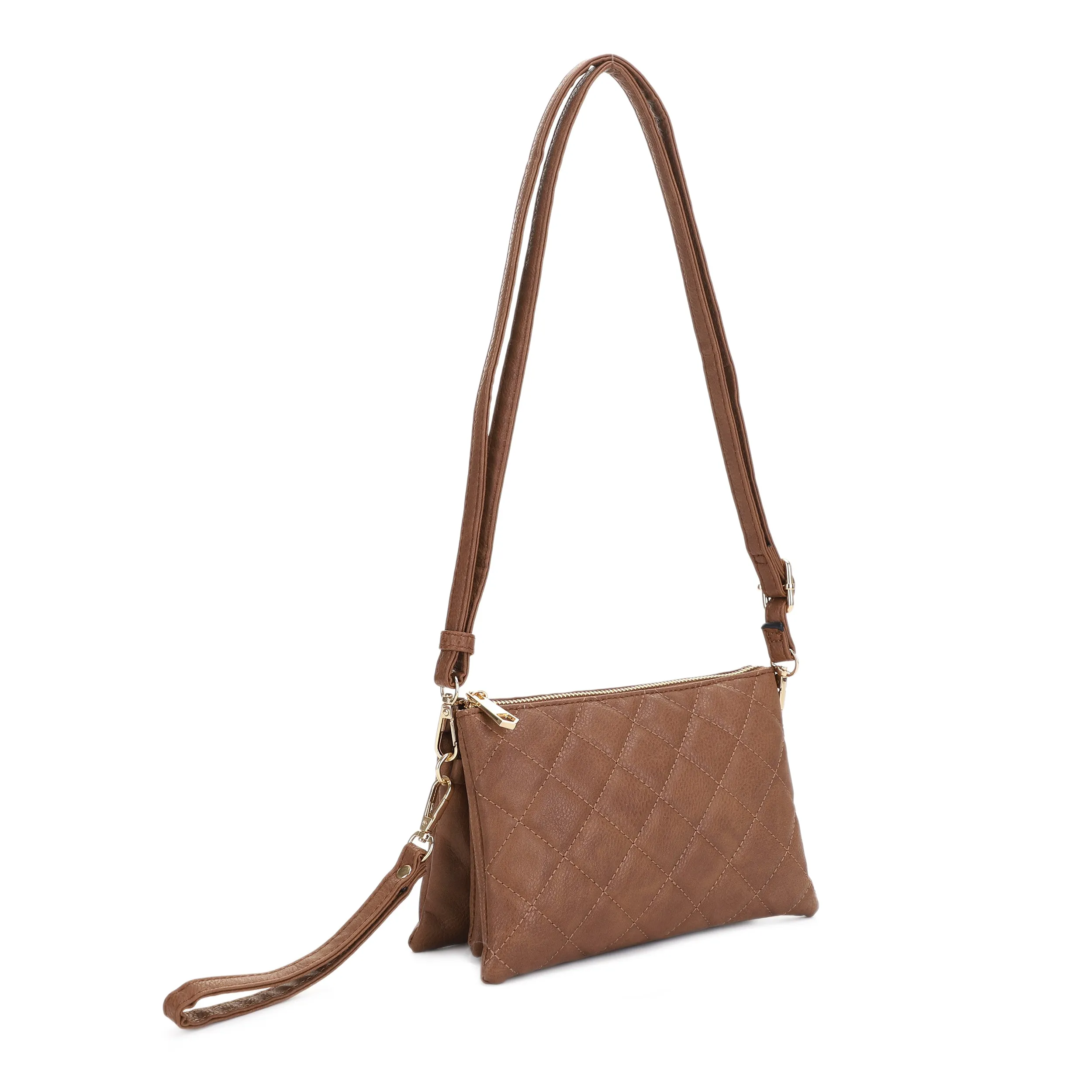 Callie Diamond Quilted Crossbody