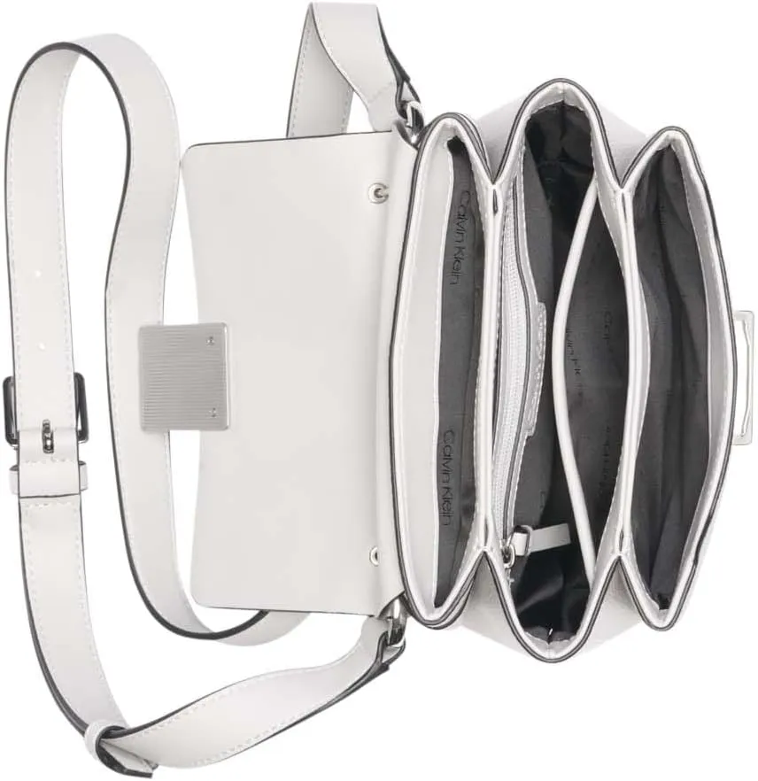 Calvin Klein Clove Triple Compartment Flap Crossbody