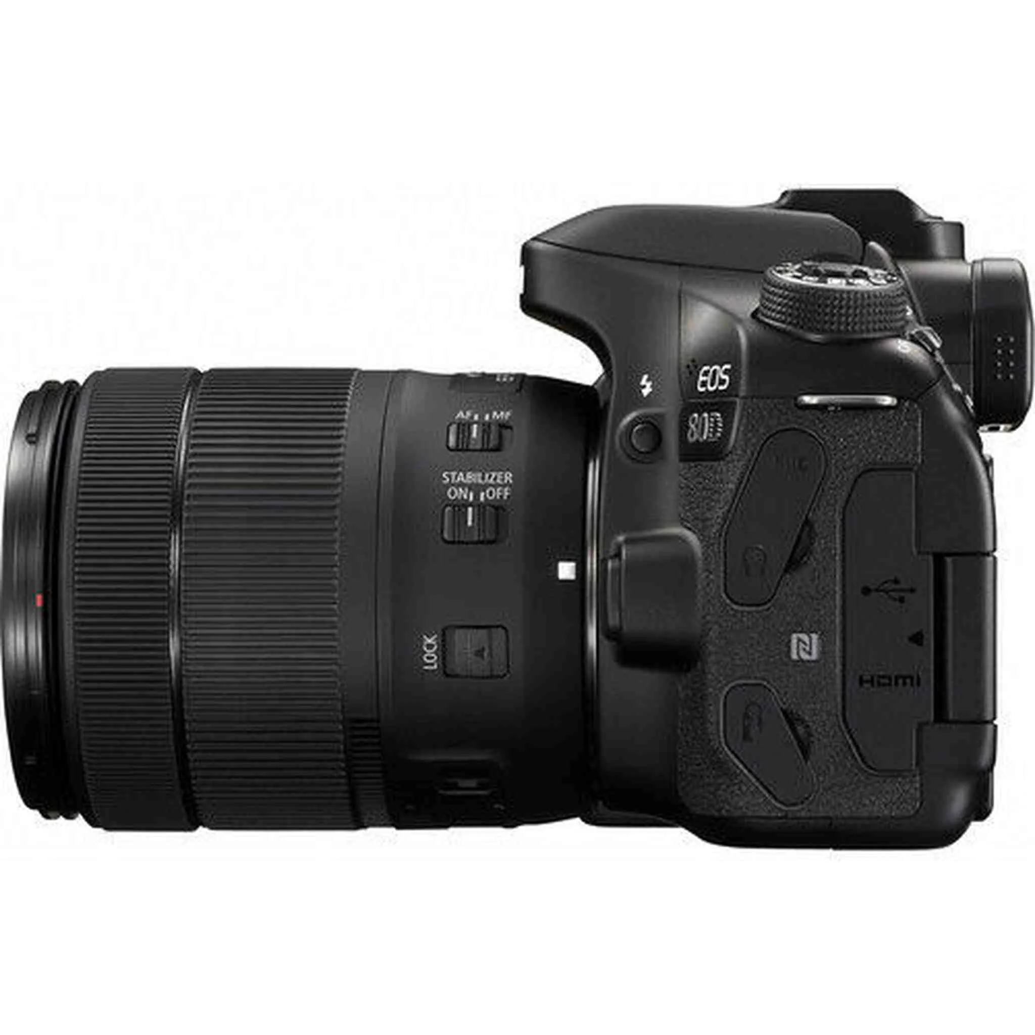 Canon EOS 80D DSLR Camera with 18-135mm Lens (1263C006) Bundle