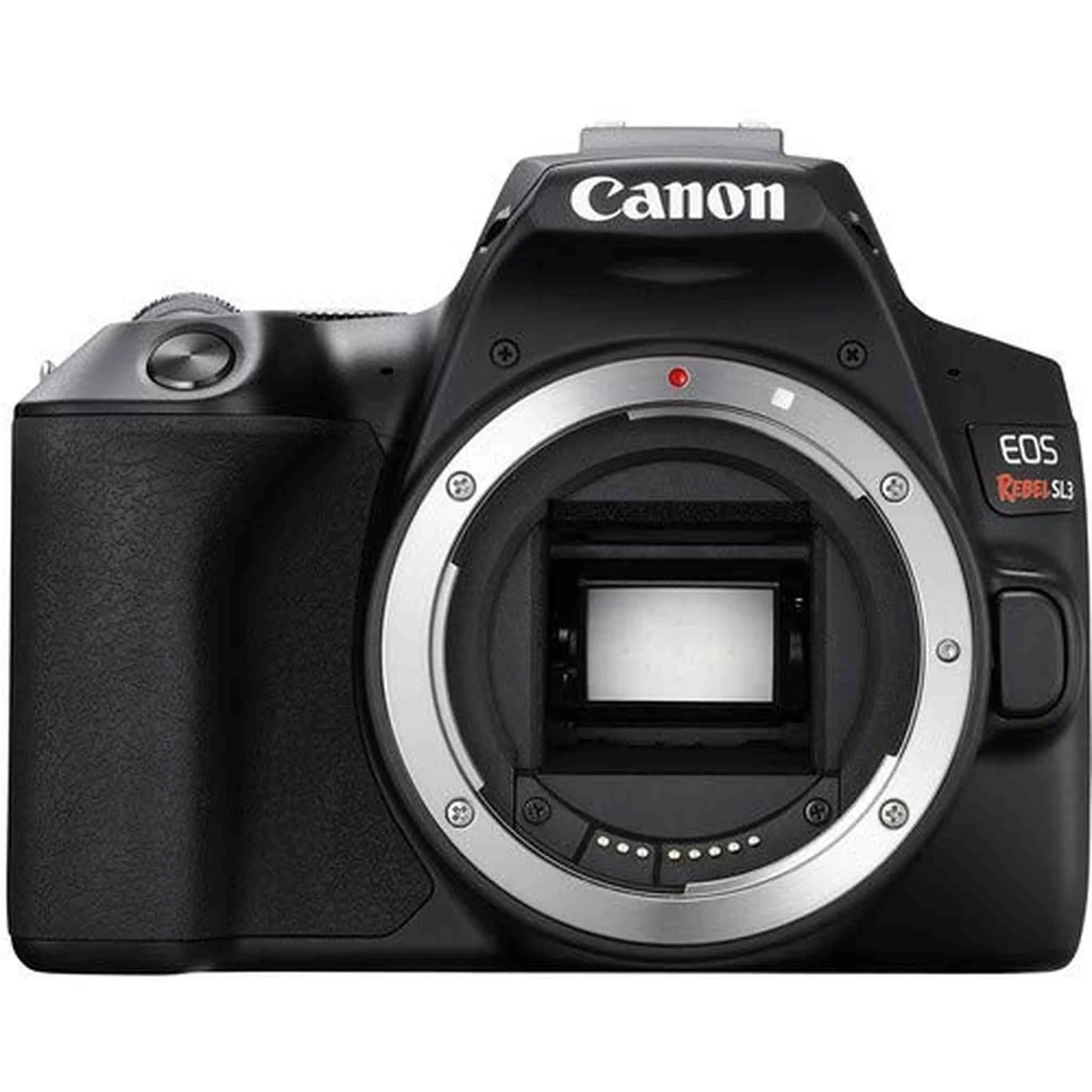 Canon EOS Rebel SL3 DSLR Camera (Black, Body Only) Bundle with 32GB Memory Card  LCD Screen Protectors and More