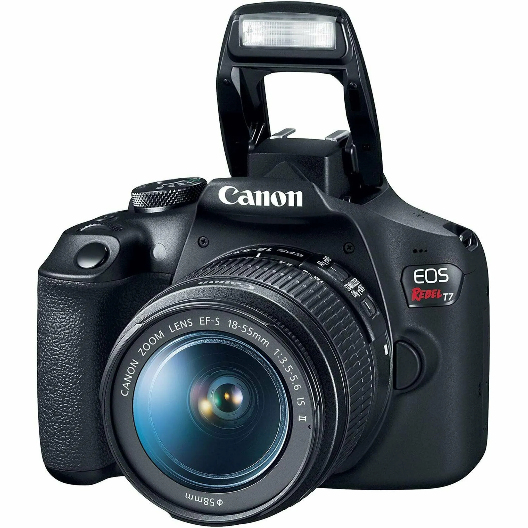 Canon EOS Rebel T7 DSLR Camera with 18-55mm Lens Deluxe Bundle