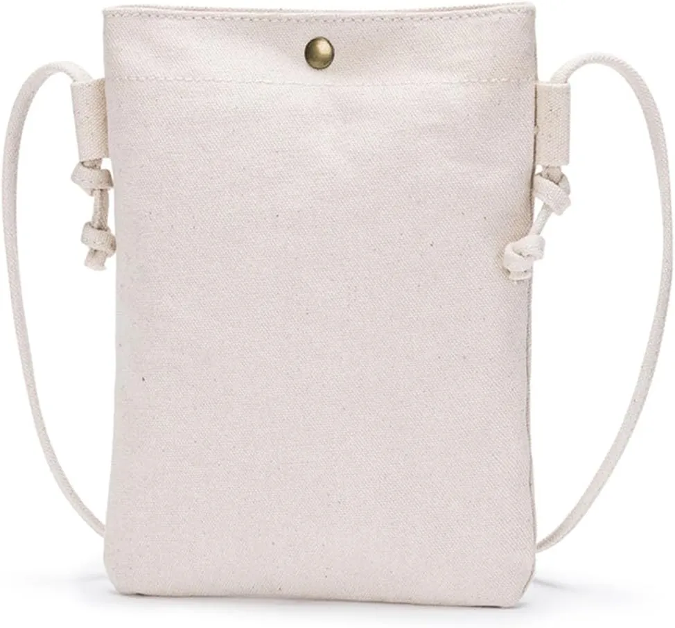 Canvas bag women's single shoulder new small bag Korean oblique collapse fresh Harajuku mobile phone bag