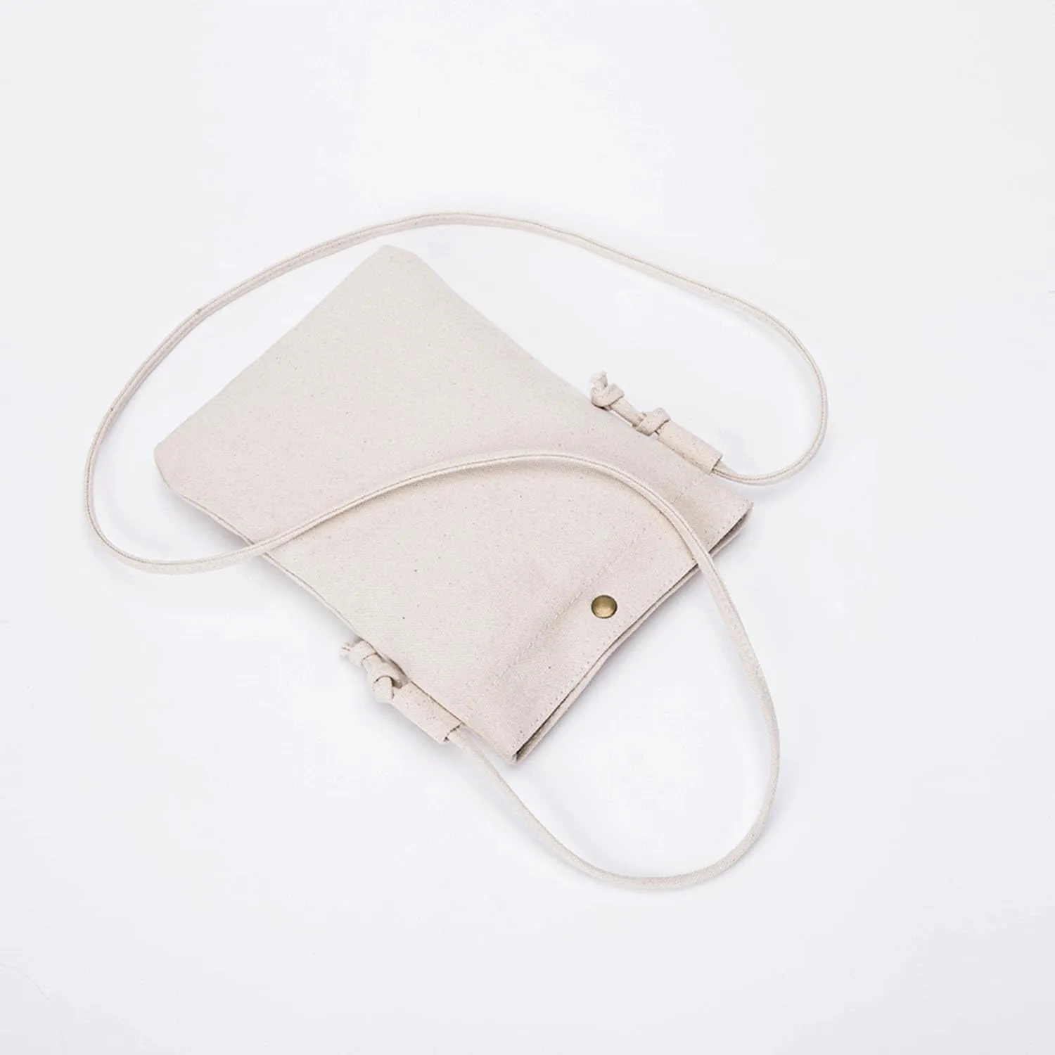 Canvas bag women's single shoulder new small bag Korean oblique collapse fresh Harajuku mobile phone bag