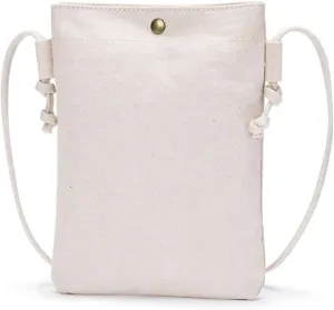 Canvas bag women's single shoulder new small bag Korean oblique collapse fresh Harajuku mobile phone bag