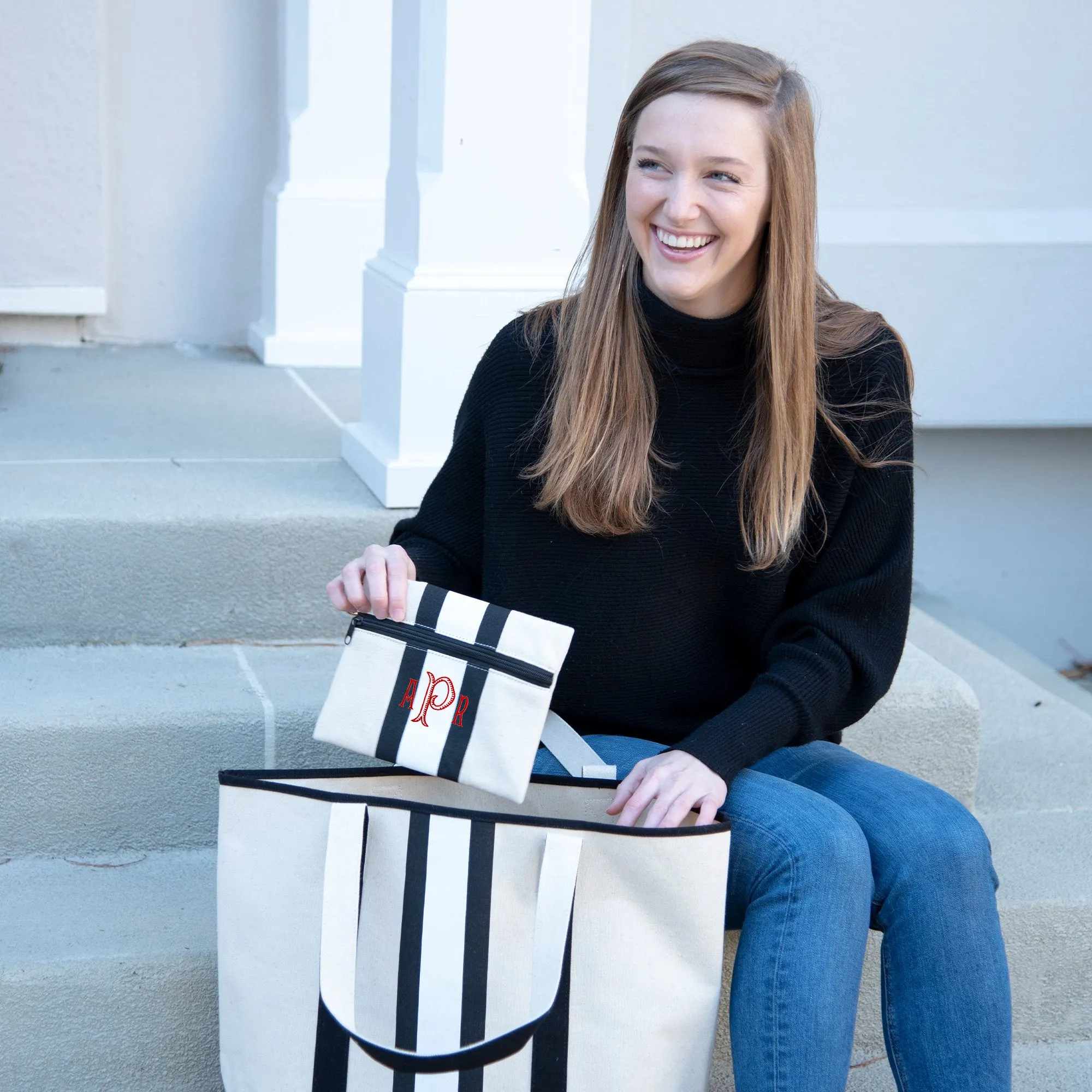 Canvas Kansas Zipper Pouch