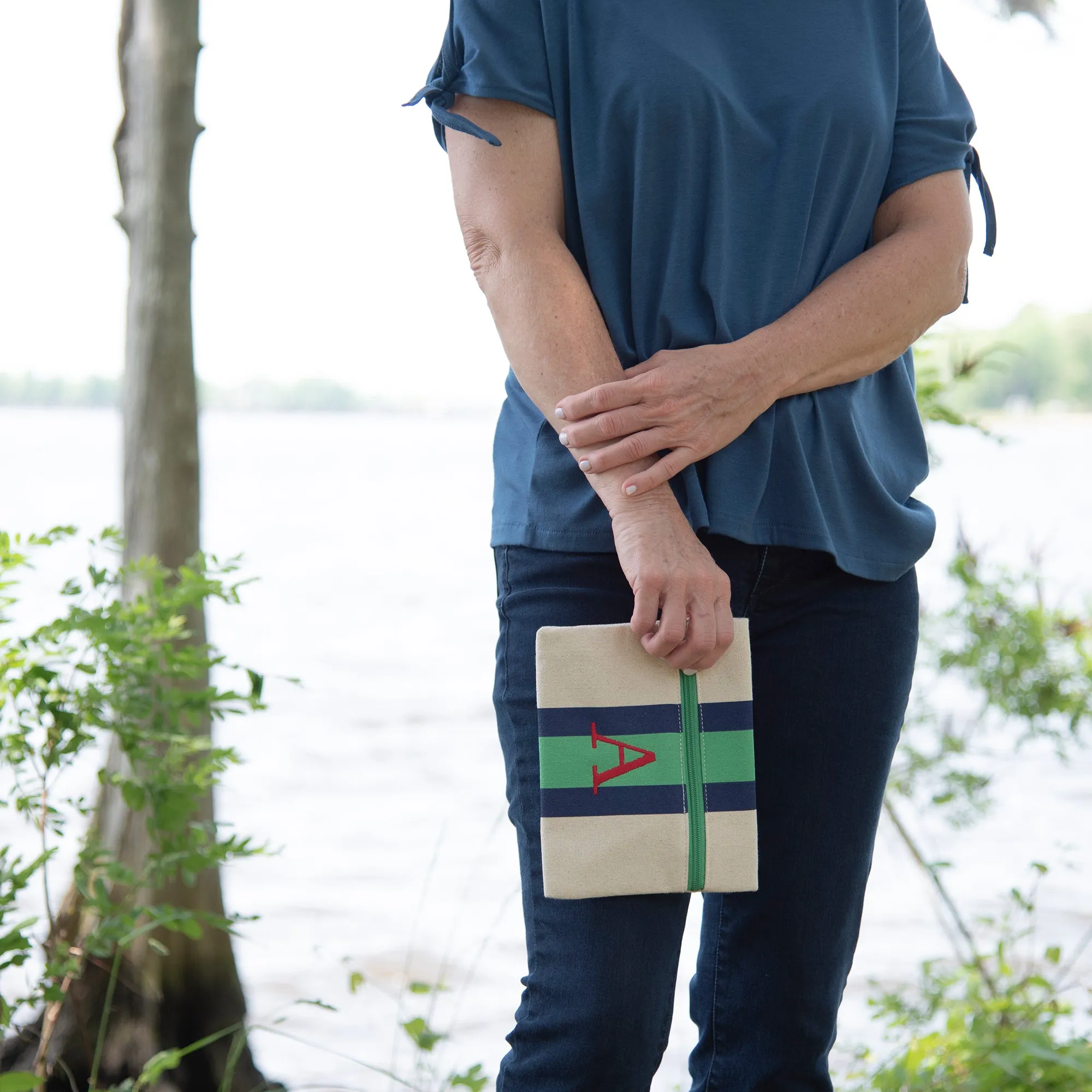 Canvas Kansas Zipper Pouch