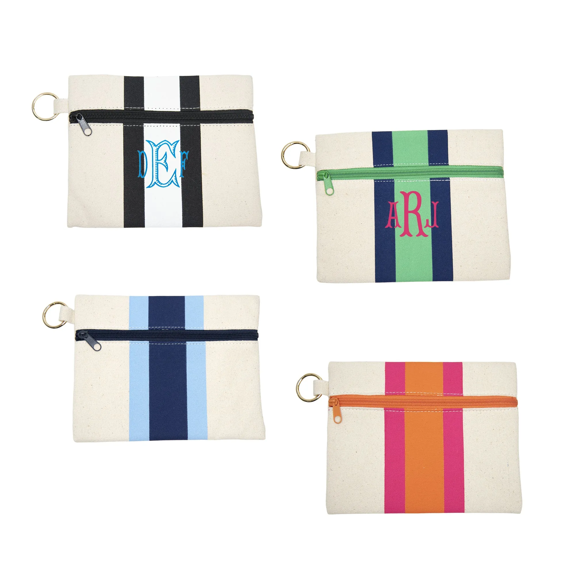 Canvas Kansas Zipper Pouch