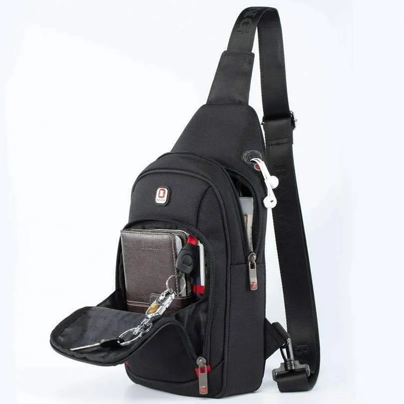 Casual Waterproof Nylon Shoulder Crossbody bags for Men