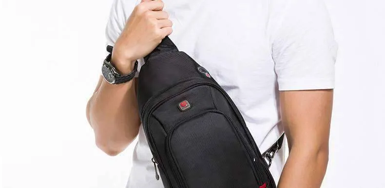 Casual Waterproof Nylon Shoulder Crossbody bags for Men