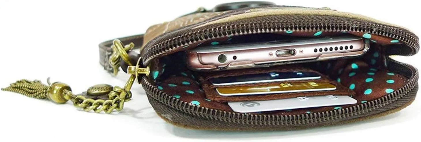 CHALA Canvas Crossbody Cell Phone Purse - Women Multicolor Handbag with Adjustable Strap