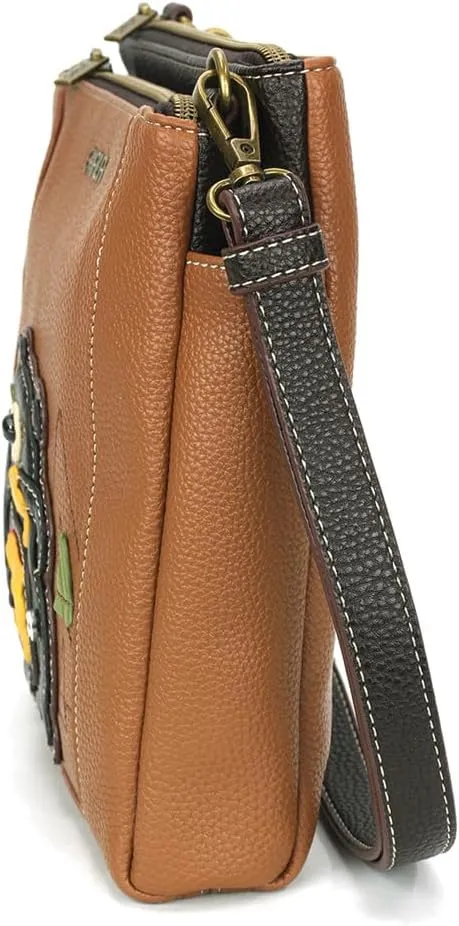CHALA Merry Messenger RFID Protected Women Faux Leather Shoulder Purse with Adjustable Crossbody Strap