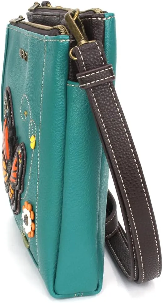 CHALA Merry Messenger RFID Protected Women Faux Leather Shoulder Purse with Adjustable Crossbody Strap