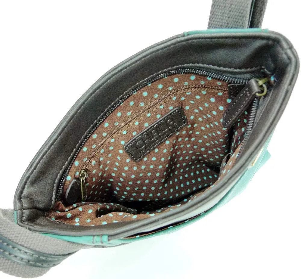 Chala Swing CrossBody Phone Purse in Two Tone Colors (Bag Only)