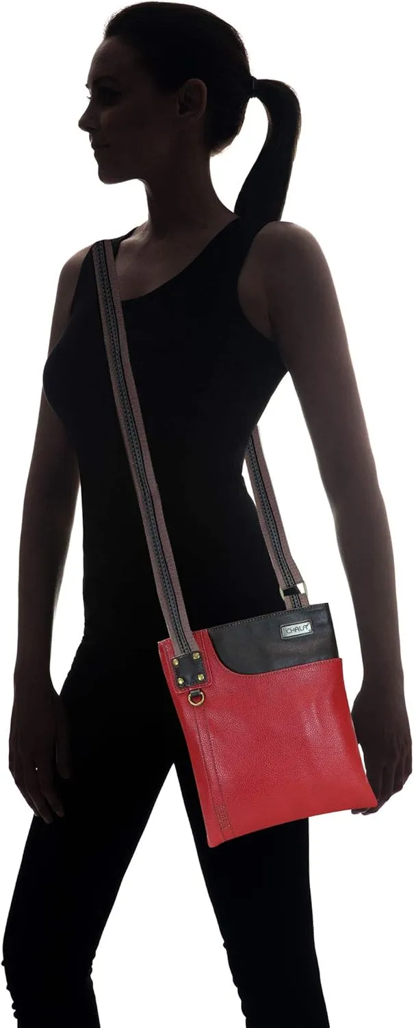 Chala Swing CrossBody Phone Purse in Two Tone Colors (Bag Only)