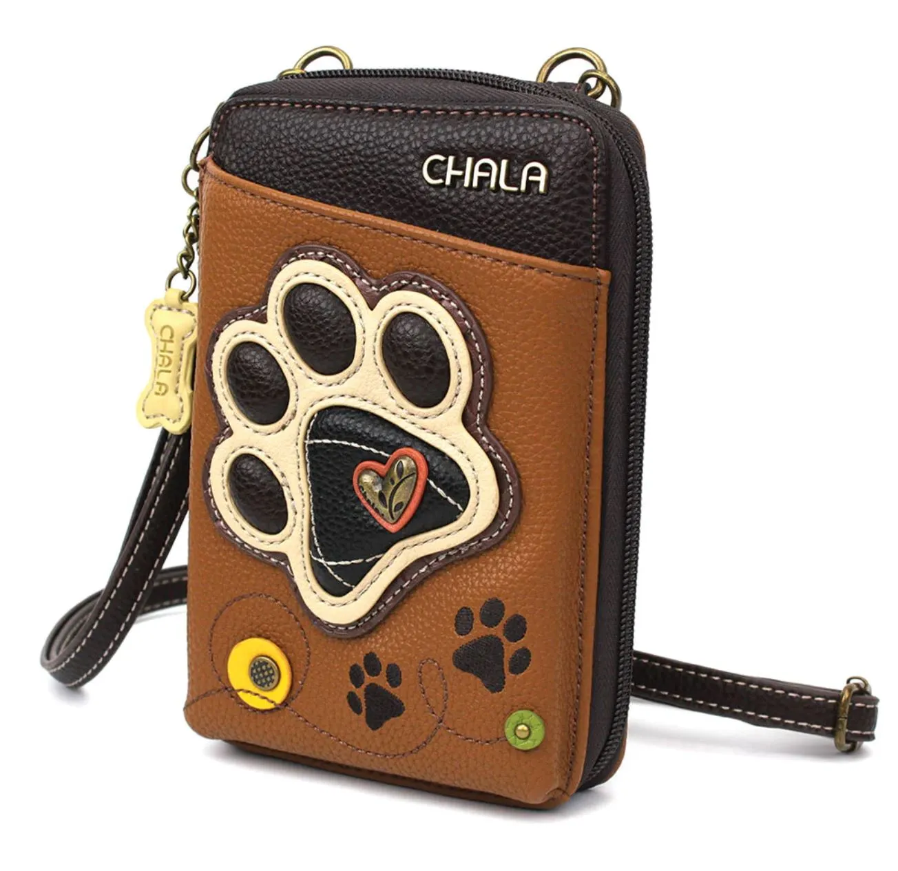 Chala Wallet Xbody Pawprint (Ivory)