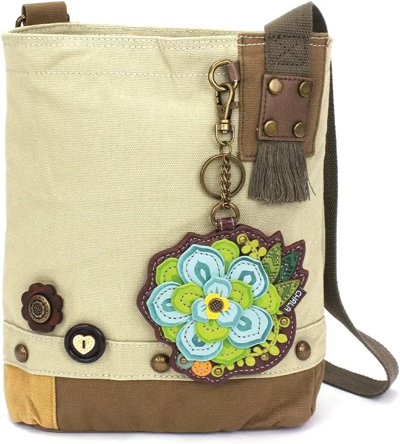 Chala Women Handbag Patch Crossbody - Succulent - Sand