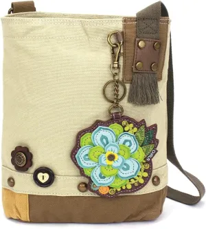 Chala Women Handbag Patch Crossbody - Succulent - Sand