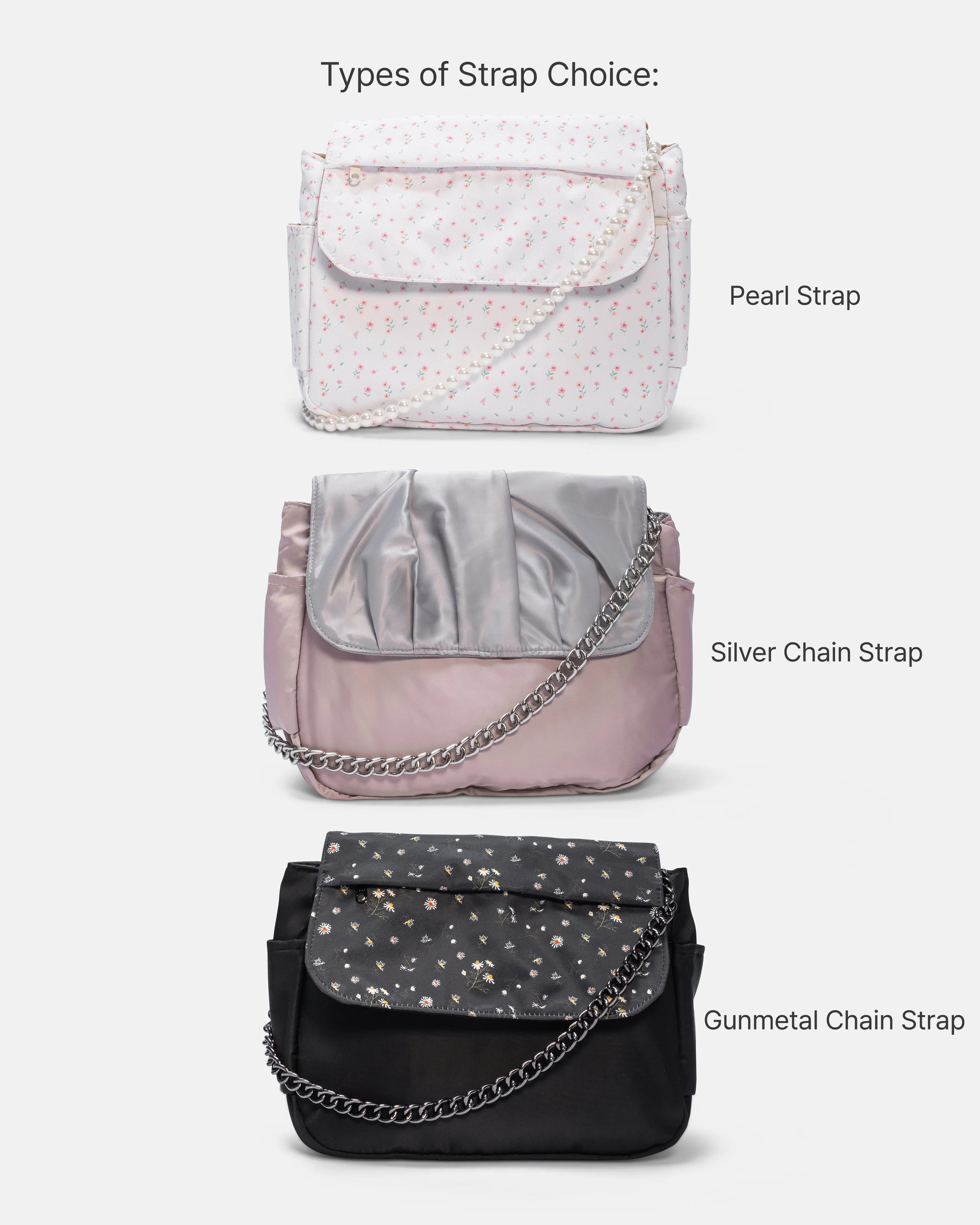 Chamomile Black Multi-Carry Crossbody Bag