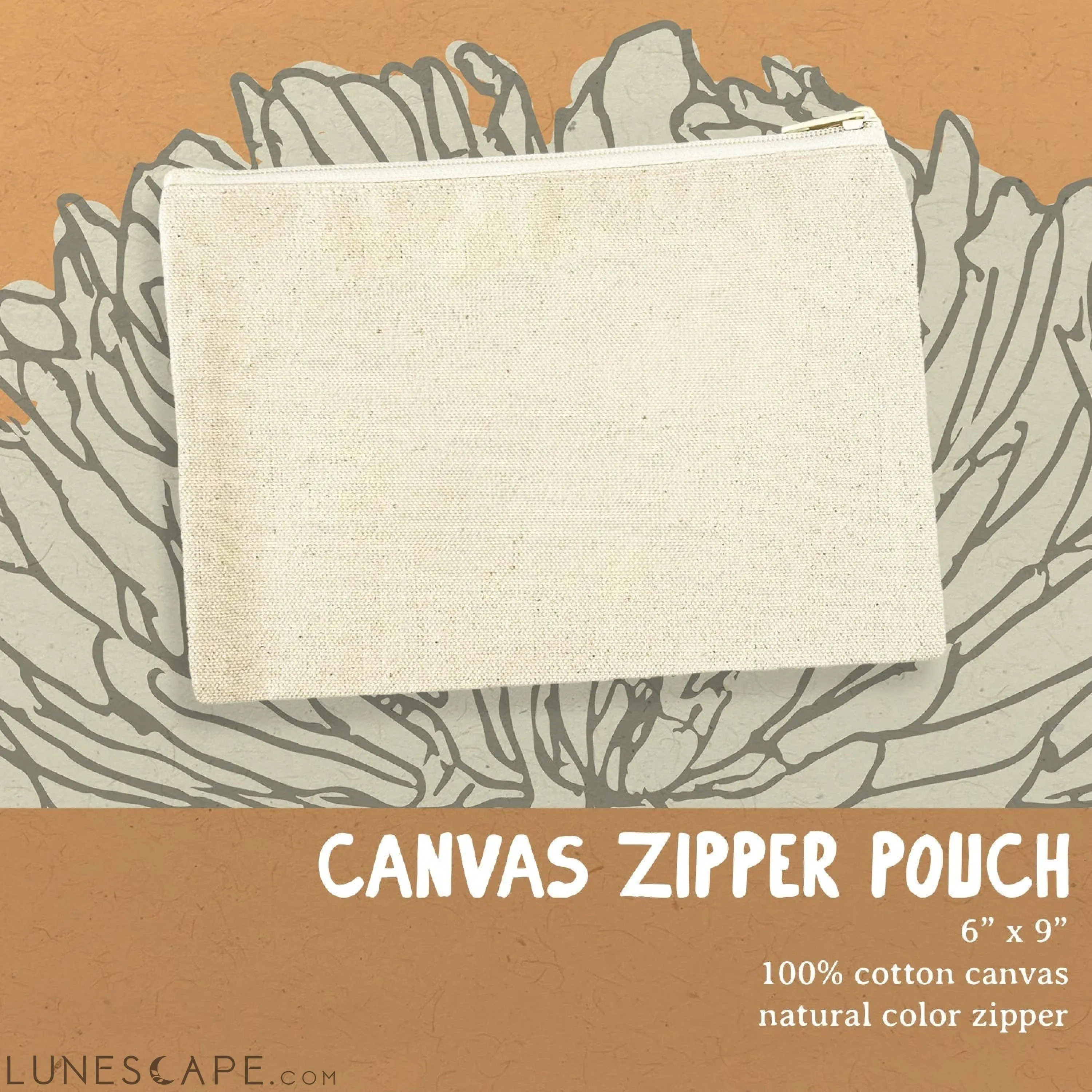 Champagne Cheers - Canvas Zipper Pouch