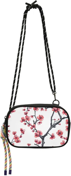 China Plum Blossom Beauty Flowers Side Purse Crossbody Womens Comfort with Credit Card Slots Mini Shoulder Bag Go shopping