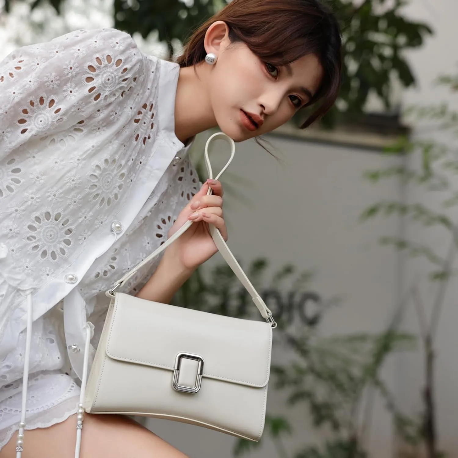 Classic underarm tote for women with adjustable Strap, Genuine Leather crossbody bag, Simple Vintage Shoulder Bags,handbag