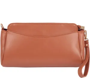 Classic Vegan Leather Crossbody Handbag - Quilted Shoulder Bag Rectangle Camera Travel Purse Satchel, Round Messenger