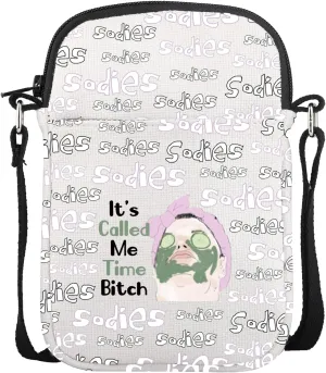 CMNIM 1000 Pound Sisters Merch Gifts It's Called Me Time B Crossbody Bag Amy and Tammy Slaton Gifts Sodies Travel Shoulder