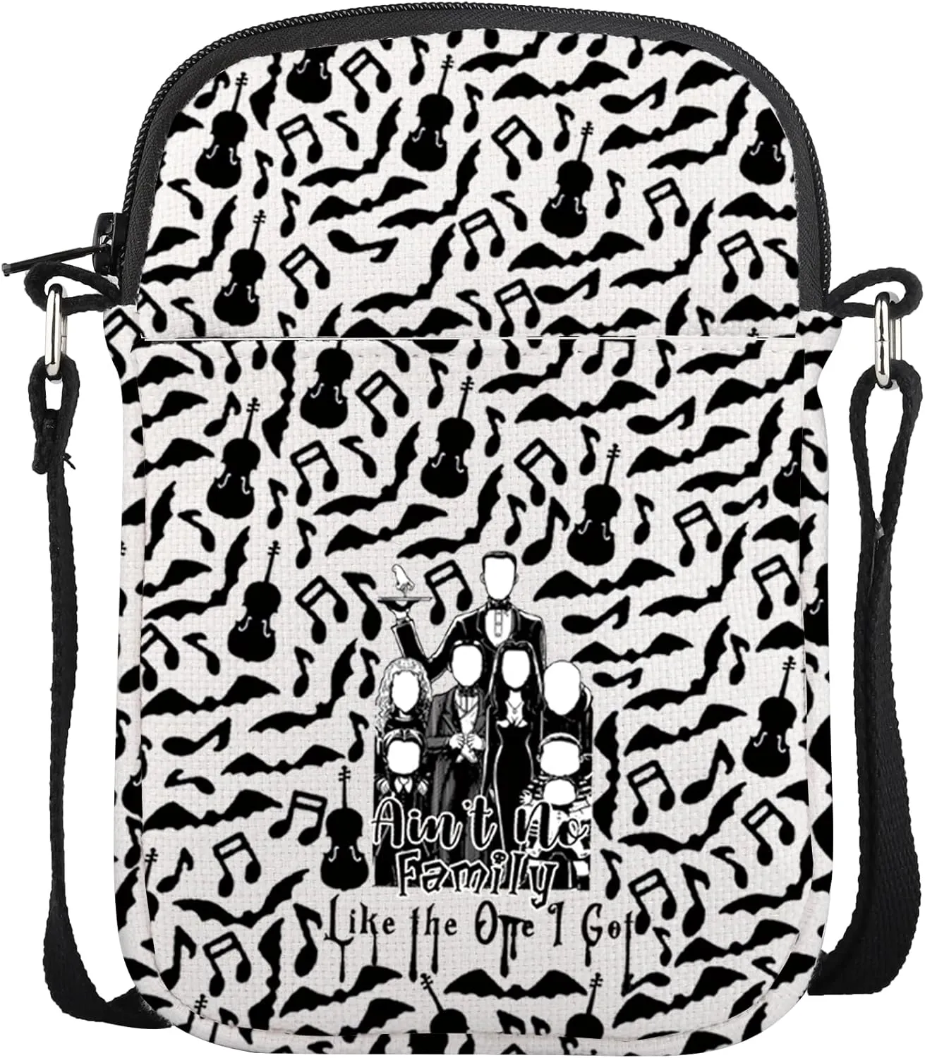 CMNIM AD Family Movie Gifts Ain't No Family Like The One I Got Addams Crossbody Bag for Musical Fans Gifts