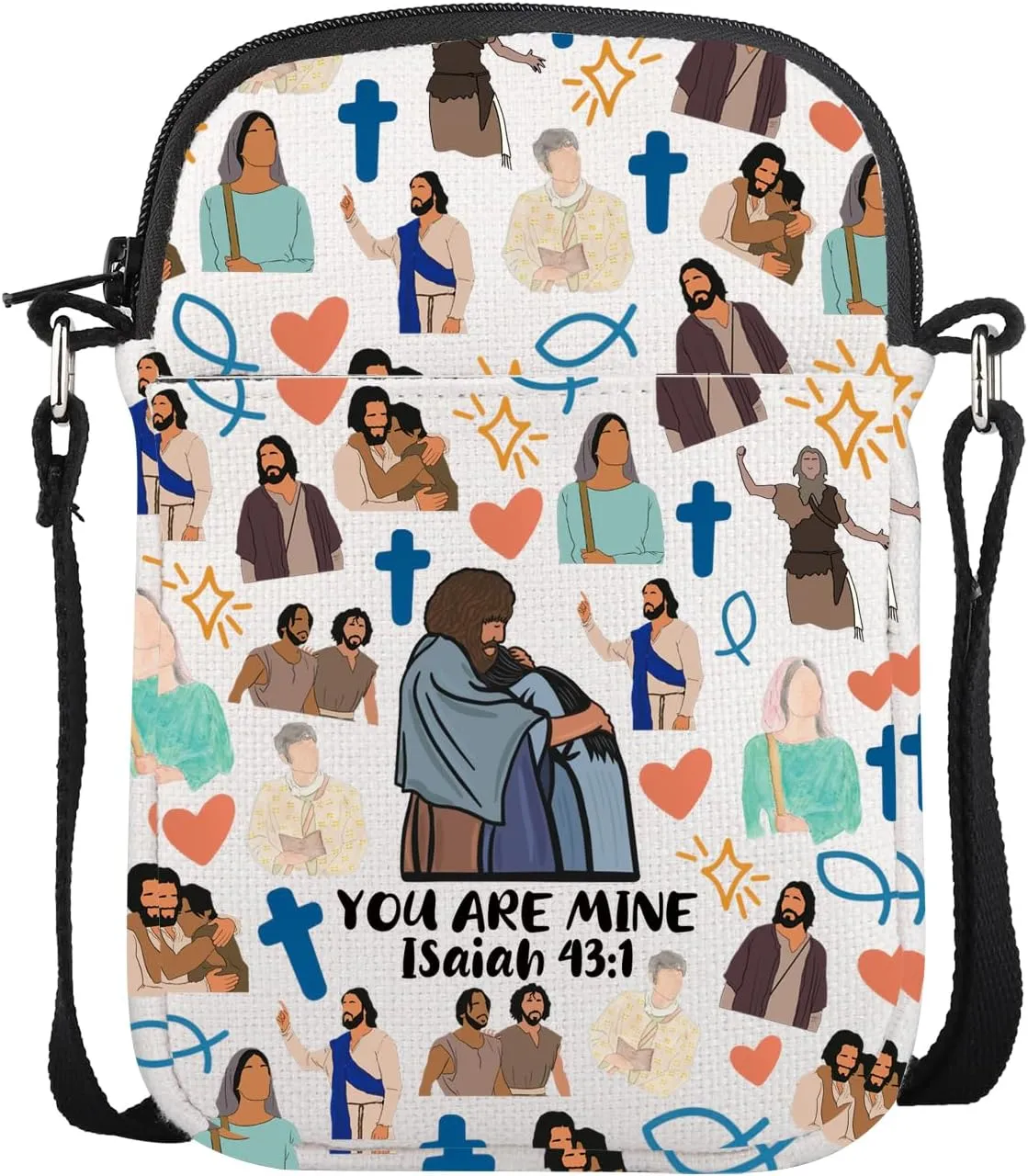 CMNIM Chossen Merchandise Gifts Christian Crossbody Bag Jesus Church Gifts Religious Shoulder Bag for Women