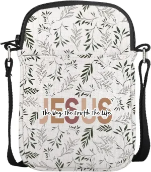 CMNIM Christian Gifts Jesus Crossbody Purses Bible Gift Religious Shoulder Bag Religious Gift for Women Jesus Accessories