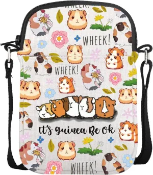 CMNIM Guinea Pig Gifts Guinea Pig Crossbody Purse Guinea Pig Lover Gifts Animal Lover Shoulder Bag for Cavy Owner Gifts