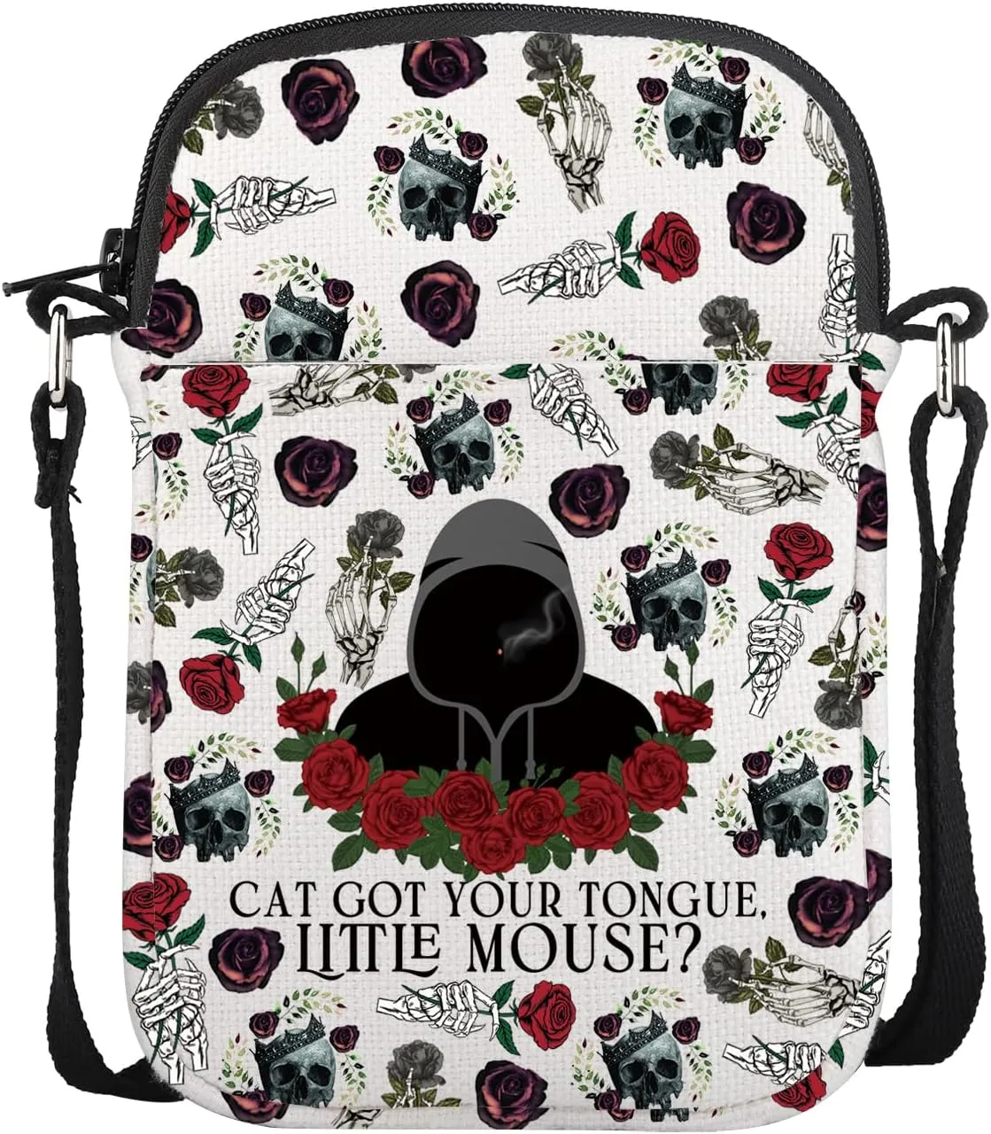 CMNIM Haunting Dark Romance Merch Little Mouse Crossbody Bag Morally Grey Bookish Shoulder Purse Strap