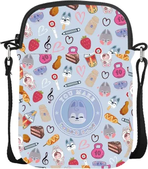 CMNIM SK-OO Wolfchan Merch Korean Pop Group Crossbody Bag SK-OO Animal Lover Gifts Wolfchan Fans Gifts K-pop Shoulder Bag