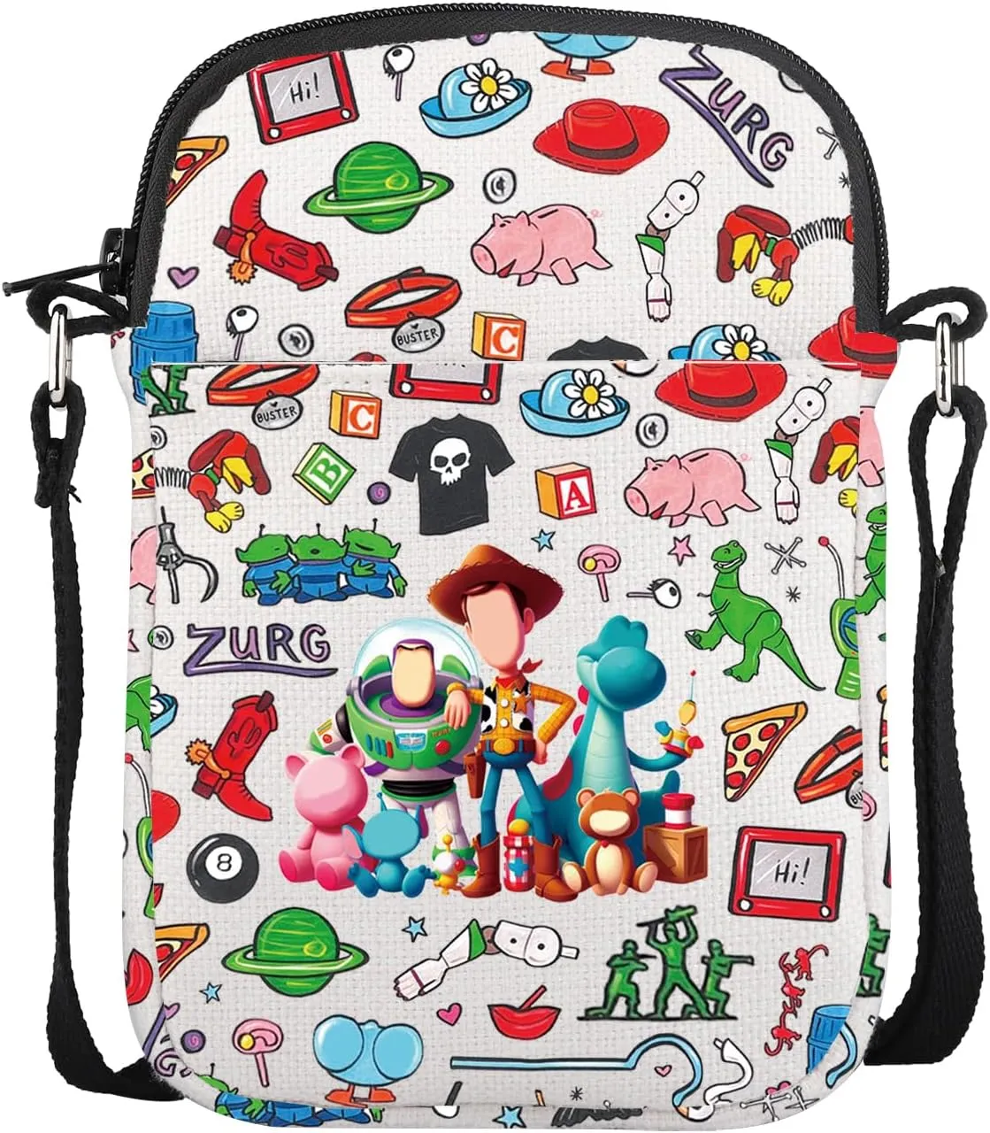 CMNIM Toy Movie Merch Story Figures Crossbody Bag Wo-dy Alien Bu-z Sl-nky Dog Shoulder Purse Bag Toy BFF Friendship Gifts