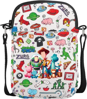 CMNIM Toy Movie Merch Story Figures Crossbody Bag Wo-dy Alien Bu-z Sl-nky Dog Shoulder Purse Bag Toy BFF Friendship Gifts