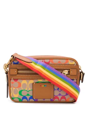 Coach - Academy Rainbow crossbody - men - Leather - One Size - Neutrals